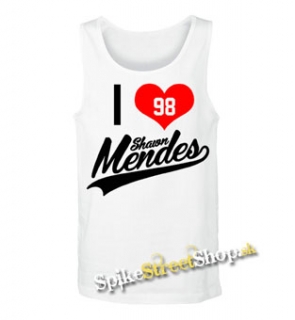 I LOVE SHAWN MENDES - Mens Vest Tank Top - biele