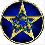 TRIQUETRA - PENTAGRAM - odznak