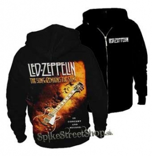 LED ZEPPELIN - The Song Remains - čierna pánska mikina na zips