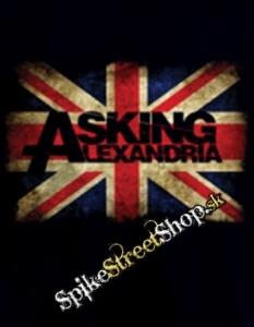 ASKING ALEXANDRIA - UK Flag - chrbtová nášivka