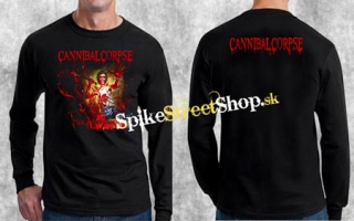 CANNIBAL CORPSE - Red Before Black - čierne pánske tričko s dlhými rukávmi