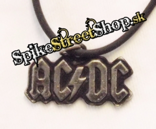 AC/DC - Logo 2 - kovový strieborný prívesok