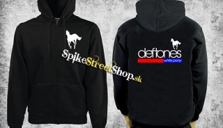 DEFTONES - White Pony - čierna pánska mikina na zips