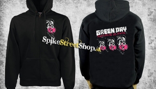 GREEN DAY - Rabbit - čierna pánska mikina na zips