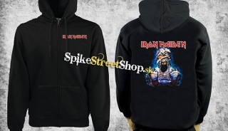 IRON MAIDEN - Mumia - čierna pánska mikina na zips