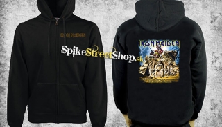 IRON MAIDEN - Somewhere Back In Time - čierna pánska mikina na zips
