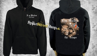 IRON MAIDEN - Trooper Vintage - čierna pánska mikina na zips