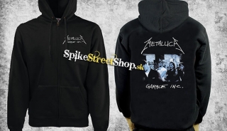METALLICA - Garage - čierna pánska mikina na zips