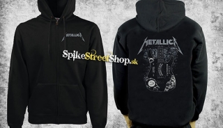 METALLICA - Guitar - čierna pánska mikina na zips