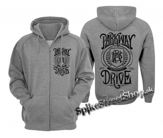 PARKWAY DRIVE - Crest - šedá pánska mikina na zips