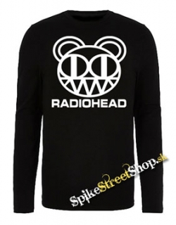 RADIOHEAD - Logo - čierne pánske tričko s dlhými rukávmi