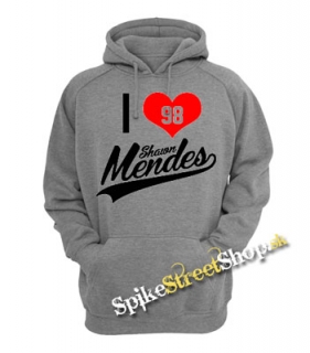 I LOVE SHAWN MENDES - šedá pánska mikina
