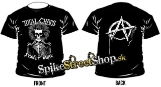 TOTAL CHAOS - Street Punx - čierne pánske tričko