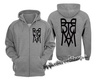 BETWEEN THE BURIED AND ME - Crest - šedá pánska mikina na zips