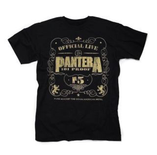 PANTERA - 101 Proof - čierne pánske tričko