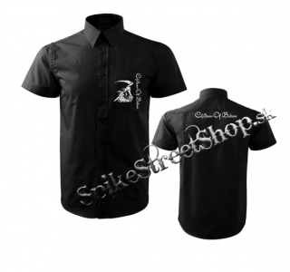 Košeľa CHILDREN OF BODOM - Logo - čierna s krátkymi rukávmi (-30%=Výpredaj)