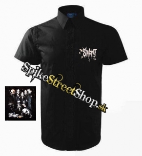 Košeľa SLIPKNOT - Band - čierna s krátkymi rukávmi (-30%=Výpredaj)