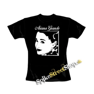 ARIANA GRANDE - Portrait - čierne dámske tričko