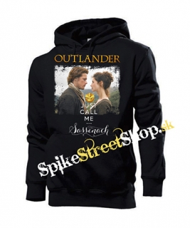 OUTLANDER - Just Call Me Sassenach - čierna pánska mikina 
