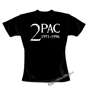2 PAC - 1971-1996 - čierne dámske tričko