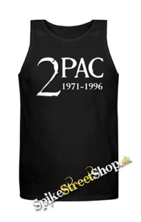 2 PAC - 1971-1996 - Mens Vest Tank Top - čierne