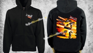 JUDAS PRIEST - Firepower - čierna pánska mikina na zips