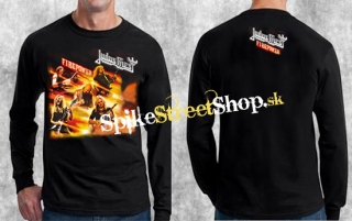 JUDAS PRIEST - Firepower Band - čierne pánske tričko s dlhými rukávmi