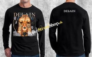 DELAIN - Moonbathers - čierne pánske tričko s dlhými rukávmi