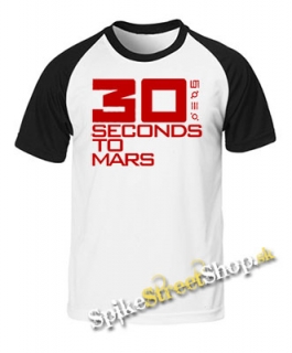 30 SECONDS TO MARS - Red Logo - dvojfarebné pánske tričko