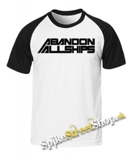 ABANDON ALL SHIPS - Logo - dvojfarebné pánske tričko