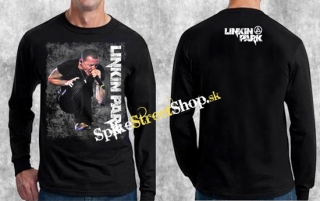 LINKIN PARK - Chester Bennington - čierne pánske tričko s dlhými rukávmi