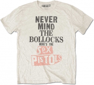 SEX PISTOLS - Bollocks Distressed - pieskové pánske tričko