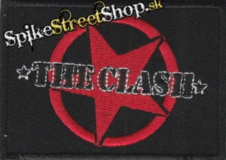 CLASH - Red Star on Black Logo - nažehlovacia nášivka