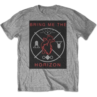 BRING ME THE HORIZON - Heart & Symbols - sivé pánske tričko