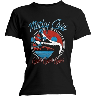 MOTLEY CRUE - Heels V3 - čierne dámske tričko