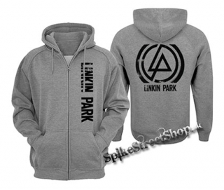 LINKIN PARK - Concentric - šedá pánska mikina na zips
