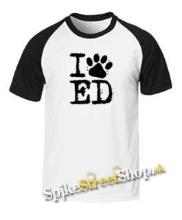 I LOVE ED SHEERAN - dvojfarebné pánske tričko
