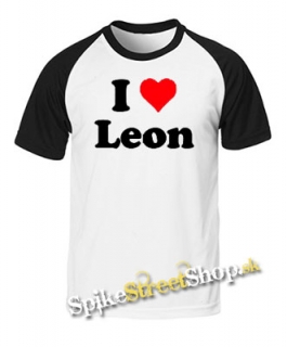 I LOVE LEON - dvojfarebné pánske tričko