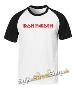 IRON MAIDEN - Red Logo - dvojfarebné pánske tričko