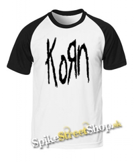 KORN - Logo - dvojfarebné pánske tričko