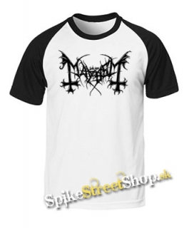 MAYHEM - Logo - dvojfarebné pánske tričko