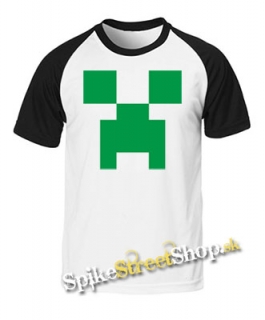 MINECRAFT - Green Creeper - dvojfarebné pánske tričko