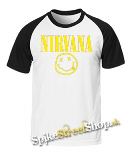 NIRVANA - Logo & Smile - dvojfarebné pánske tričko