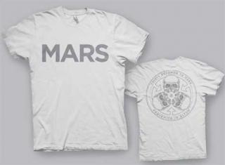 30 SECONDS TO MARS - Silver Skull - pánske tričko