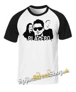 PLACEBO - Logo & Band - dvojfarebné pánske tričko