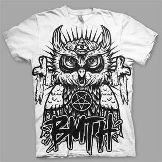 BRING ME THE HORIZON - Owl - biele pánske tričko