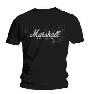 MARSHALL AMPS - Schematic Official - pánske tričko
