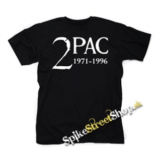 2 PAC - 1971-1996 - čierne detské tričko