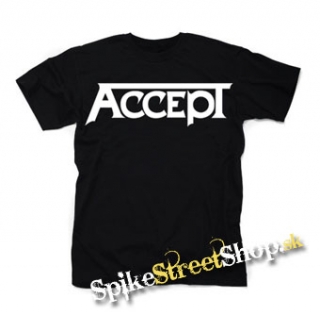 ACCEPT - Logo - čierne detské tričko