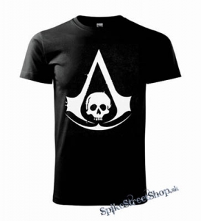 ASSASSINS CREED - Black Flag - čierne detské tričko
